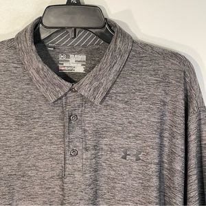 Under Armour heat gear loose pitch gray Performance polo 2XL